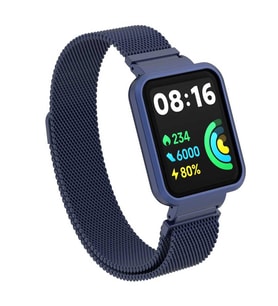 Xiaomi Redmi Watch 2 Lite Uyumlu Kordon Hasır Metal Mıknatıslı Zore KRD-58 Kayış