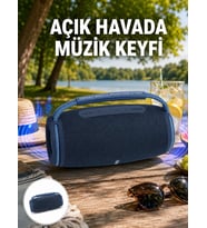 Hafif Ve Dayanıklı Renkli Işıklı Taşınabilir Müzik Hoparlörü Yeni Nesil