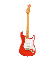 Squier 0374005540 Classic Vibe '50s Stratocaster Elektro Gitar (F.Red) Akçaağaç Klavye Hank Marvin Tarzı Kırmızı Renk