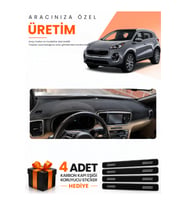KİA SPORTAGE (2018-2021) Uyumlu Torpido Koruma Örtüsü Oto Kılıfı - Siyah