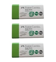 Faber Castell Doğa Dostu Küçük Silgi Dust Free PVC Free 3 lü 187354
