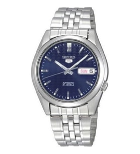 Seıko 5 SNK357K1 Otomatik Çelik Gri Lacivert Kadran 39 mm Erkek Kol Saati
