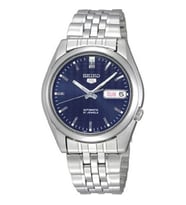 Seıko 5 SNK357K1 Otomatik Çelik Gri Lacivert Kadran 39 mm Erkek Kol Saati