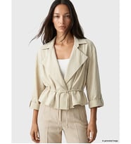 LCW EVERYDAY Yeşil Oversize Modal Karışımlı Kadın Ceket