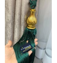 NİVEMESHOME ZÜMRÜT YEŞİLİ SAÇAKLI GOLD APARAT TAVAN TOPLAMA BRAÇOL