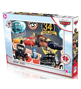 KS Games CR714-1 Disney Cars Lisanslı 100 Parça Erkek Çocuk Puzzle (5 Yaş Üzeri)