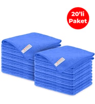 Mulpex Mikrofiber Genel Temizlik Bezi Mavi 40X40 cm. - 20 Adet