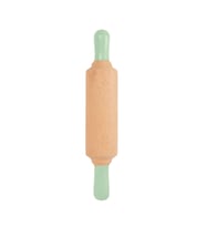Doğal Ahşap Merdane - Pastel Yeşil