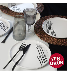 Keramika Dream & Cherrs Nordic Pasta Tabağı 22 Cm 4 Parça 22729-30