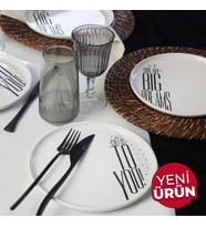 Keramika Dream & Cherrs Nordic Pasta Tabağı 22 Cm 4 Parça 22729-30
