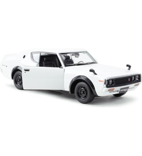 Maisto 1:24 1973 Nissan Skyline 2000GT-R KPGC110 Beyaz Model Araba
