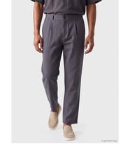LCW Vision Antrasit Regular Fit Pileli Erkek Pantolon