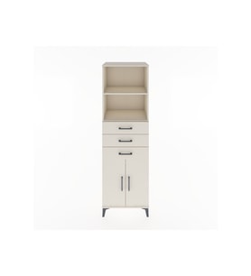 Hyperion Dolap 3 Raflı 3 Çekmeceli 2 Kapaklı 60x44x195 Aytaşı-Aytaşı