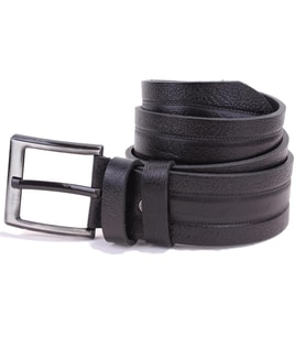 Dagoster DMK26-461DG Siyah 4.5 cm Hakiki Deri Erkek Kemer