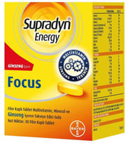 Supradyn Energy Focus 30 Film Kaplı Tablet 1 Paket
