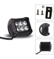 YENİLZD  Off Road Sis Gündüz Farı 18W 6LED Lambası Projektör Beyaz Işık SİS LEDİ