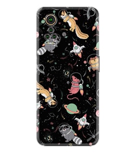 General Mobile GM 21 Pro GM 22 Pro Plus Kılıf Desemli Silikon Planet Animals 1771