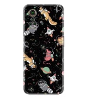 General Mobile GM 21 Pro GM 22 Pro Plus Kılıf Desemli Silikon Planet Animals 1771