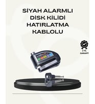 Çift Modlu 110dB Alarmlı Disk Kilidi Suya Dayanıklı