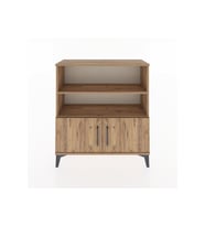 Arges Şifonyer 3 Raflı 2 Kapaklı 88x30x96 Çam-Çam