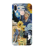 Huawei P20 Lite Uyumlu Baskılı Yumuşak Silikon Şeffaf Telefon Kılıfı