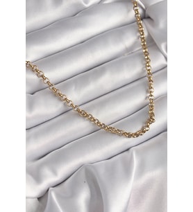 316L Çelik Gold Renk Kadın Kolye 5886 - HPSBYI2766-2511