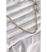 316L Çelik Gold Renk Kadın Kolye 5886 - HPSBYI2766-2511