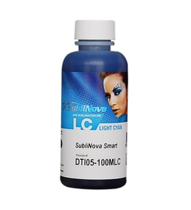 Süblimasyon inktec Açık Mavi Mürekkep Sublinova Epson 100ml DTI05-100MLC