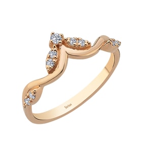 Pırlanta Diadem Tacı Yüzük 0747R0088