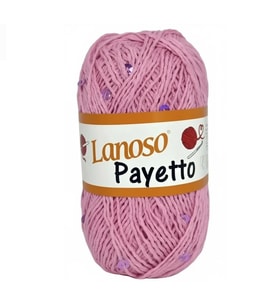 Payetto Fantazi Pullu El Örgü İpi 50gr - Pembe