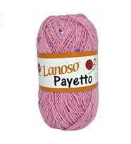 Payetto Fantazi Pullu El Örgü İpi 50gr - Pembe