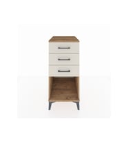 Kronos Komodin 3 Çekmeceli 44x59x96 Çam-Aytaşı