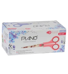 Piano Ofis Makası Desenli 8.5 Mks-2009 21cm - 4 adet