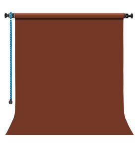 Gdx Sabit (Tavan & Duvar) Kağıt Sonsuz Stüdyo Fon Perde (Chestnut) 2.70x11 Metre