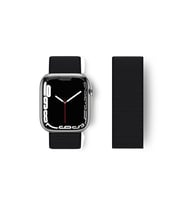Çınarcık Dev Apple Watch Ultra 49mm Hasırlı Cırtcırtlı Kordon - Sarı-Beyaz