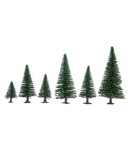 Noch 26920 Çam Ağaçları, 10 Adet, 5-14 cm. Diorama Malzemesi