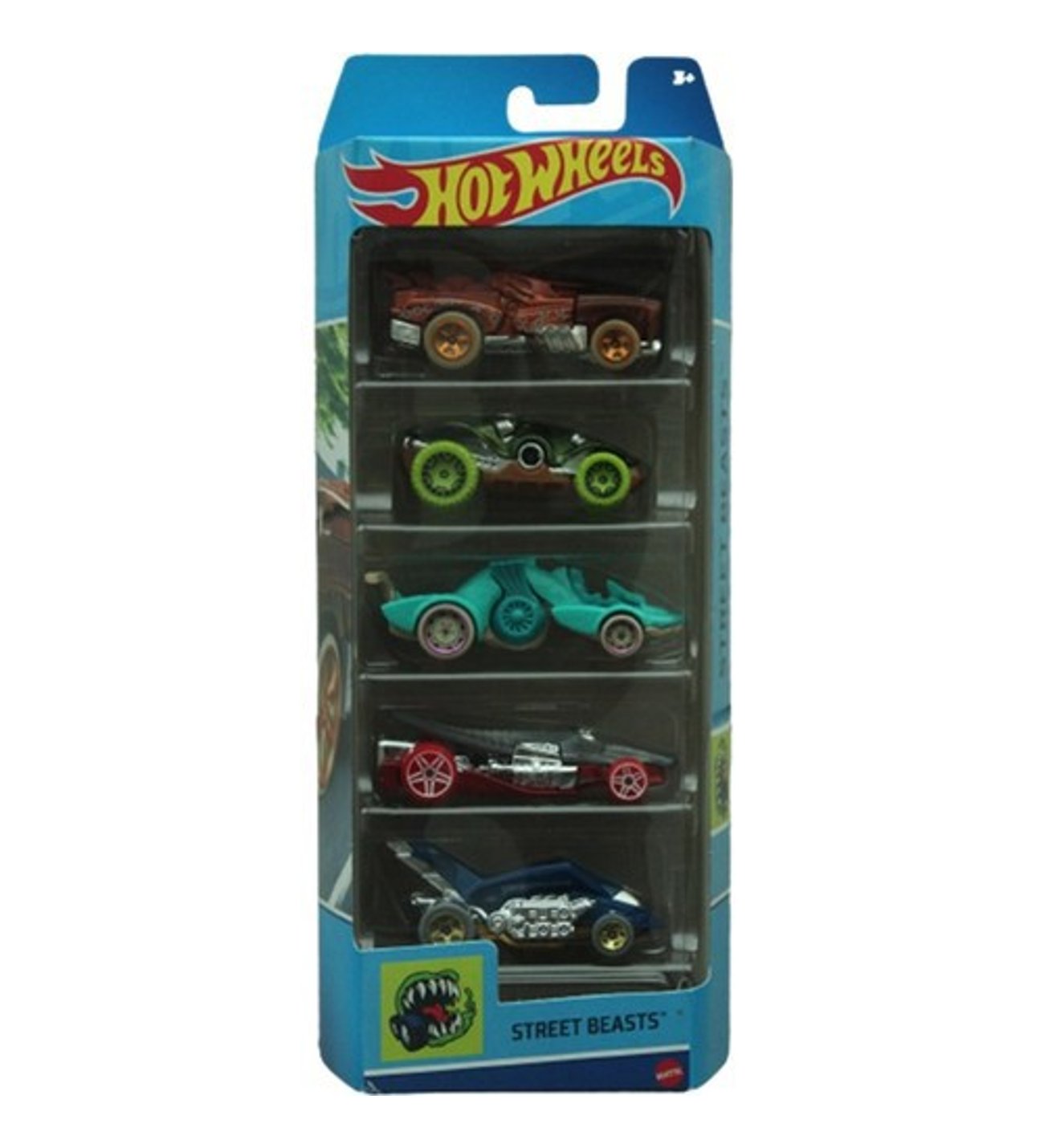 Hot Wheels 5'li Araba Seti 01806 HFV91 Street Beasts