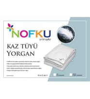 Nofku Çift Kişilik Kaz Tüyü Yorgan 195X215