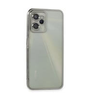 Realme C35 Kılıf Razer Lensli Silikon - Gümüş