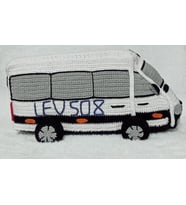 Kişiye Özgü Tasarım Minibüs Amigurumi Organik Oyuncak