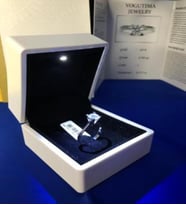 VOG MAZONİT TEK TAŞ YÜZÜK 14 AYAR BEYAZ ALTIN 1.75 GRM (0.42 CT)MAZONİT