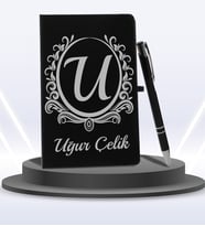 Kişiye Özel Ajanda Defter & Tükenmez Kalem Seti