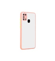 Samsung Galaxy M31 Uyumlu Kılıf Zore Hux Kapak (Pembe)