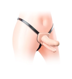 Pretty Love Çift Taraflı İçi Boş Belden Bağlamalı Penis Strapon  Dildo