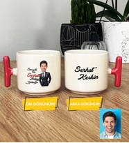 Kişiye Özel Karikatürlü Kolay Yetişmiyor Hediye T Kupa Bardak Erkek Sevgiliye Abiye Babaya Doğum Günü Hediyesi (Pembe)