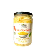 Organik Sauerkraut Sade Ekşi Lahana Turşusu 660 g
