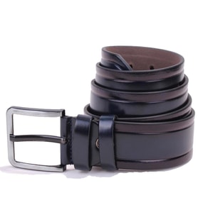 Dagoster DMK26-454 Lacivert 4.5 cm Suni Deri Erkek Kemer
