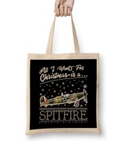 All I Want For Christmas Is A Spitfire Bez Çanta Uzun Saplı
