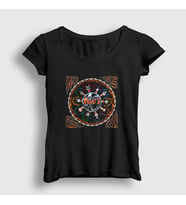 Presmono Kadın Siyah Fourty Years V2 Kiss T-Shirt 292077tt