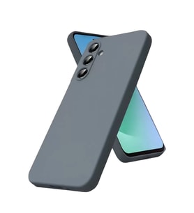 Galaxy S25 FE Kılıf Nano içi Kadife Silikon - Gri